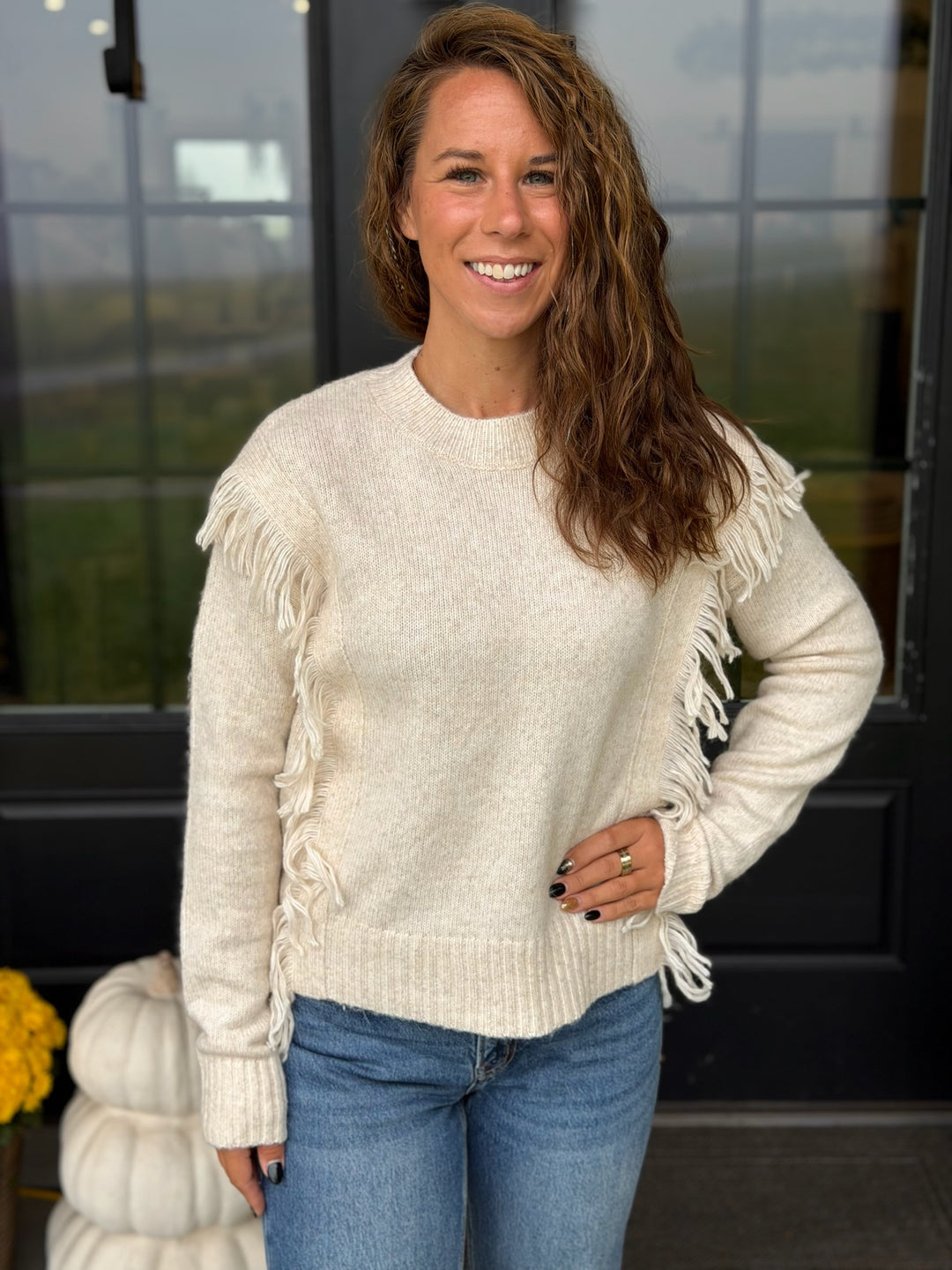 Fringed Sweater