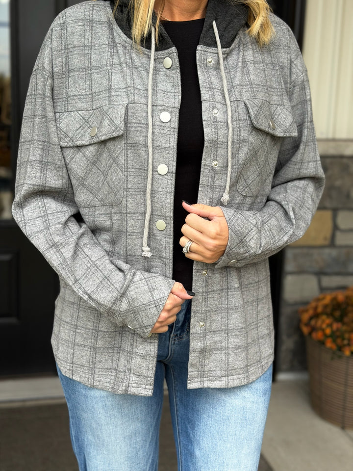 Charcoal Shacket