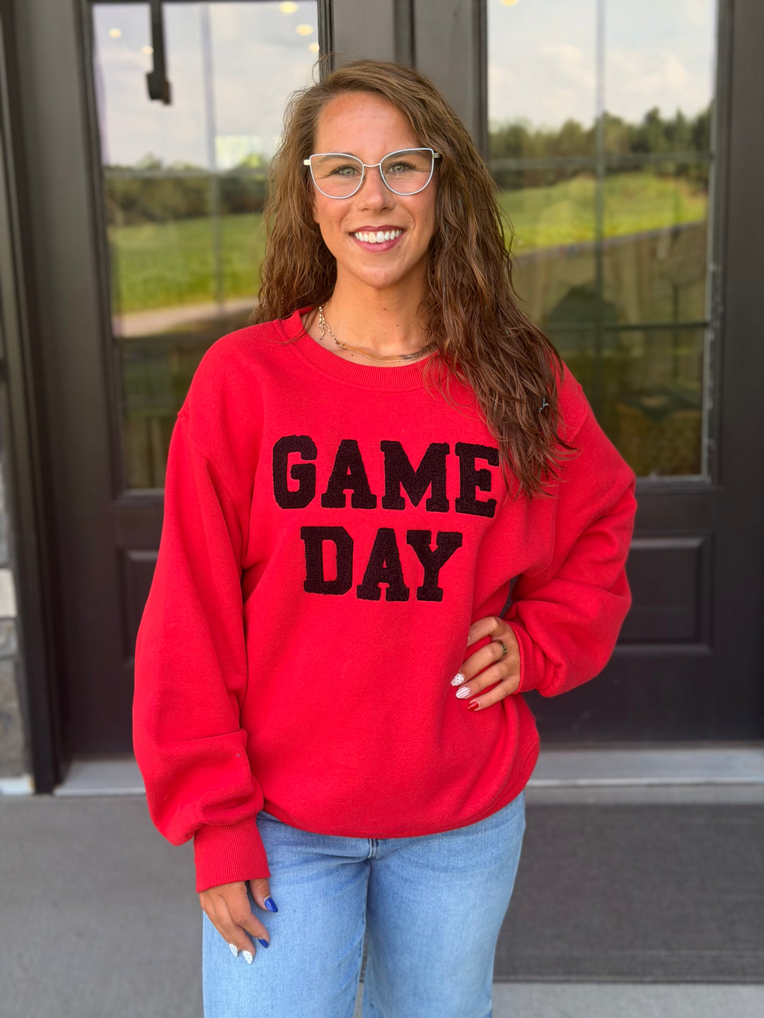 Game Day Sweatshirt- Red