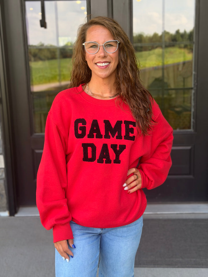 Game Day Sweatshirt- Red
