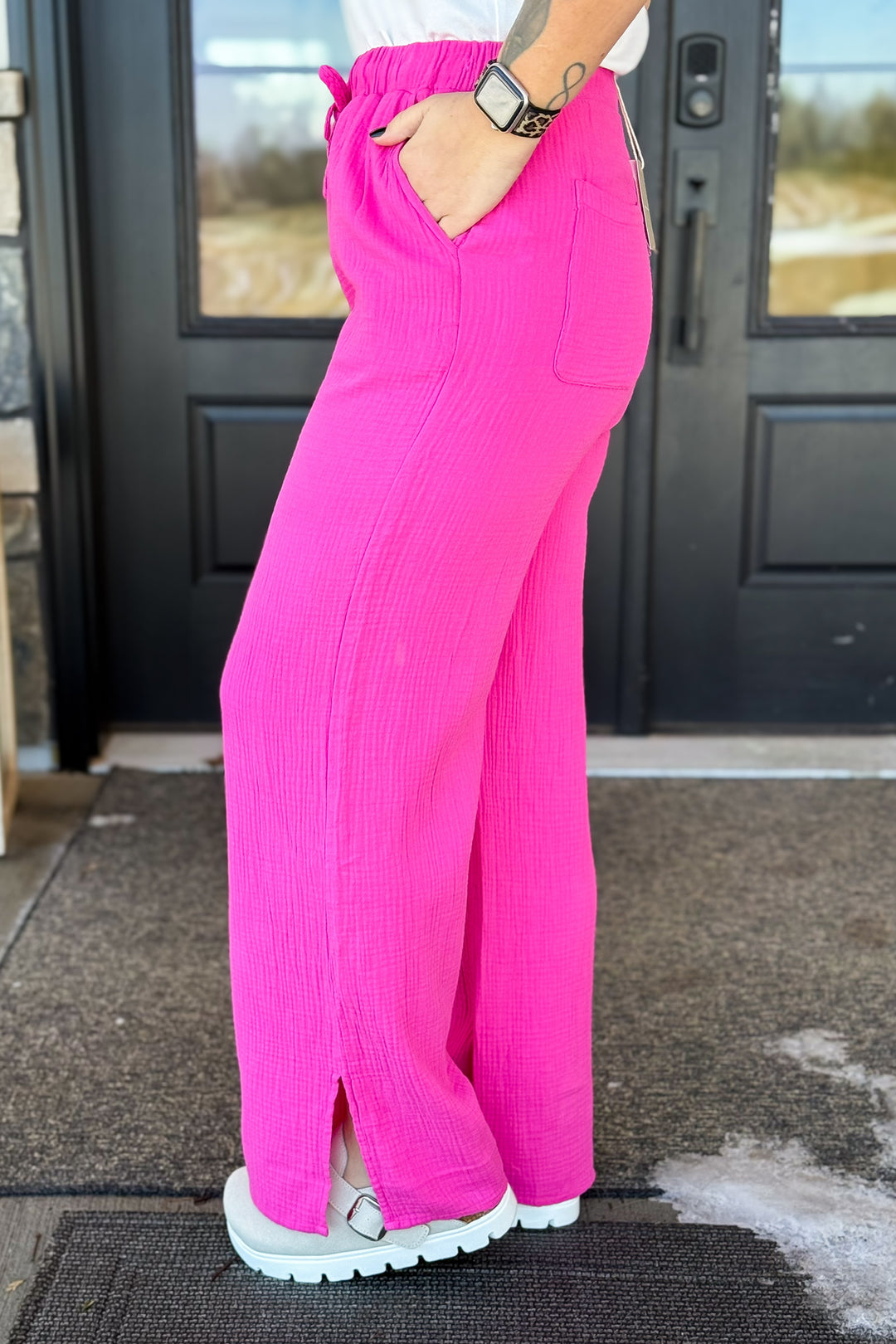 Verna Pants- Fuschia