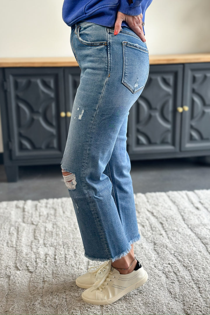 Lovervet High Rise Crop Straight