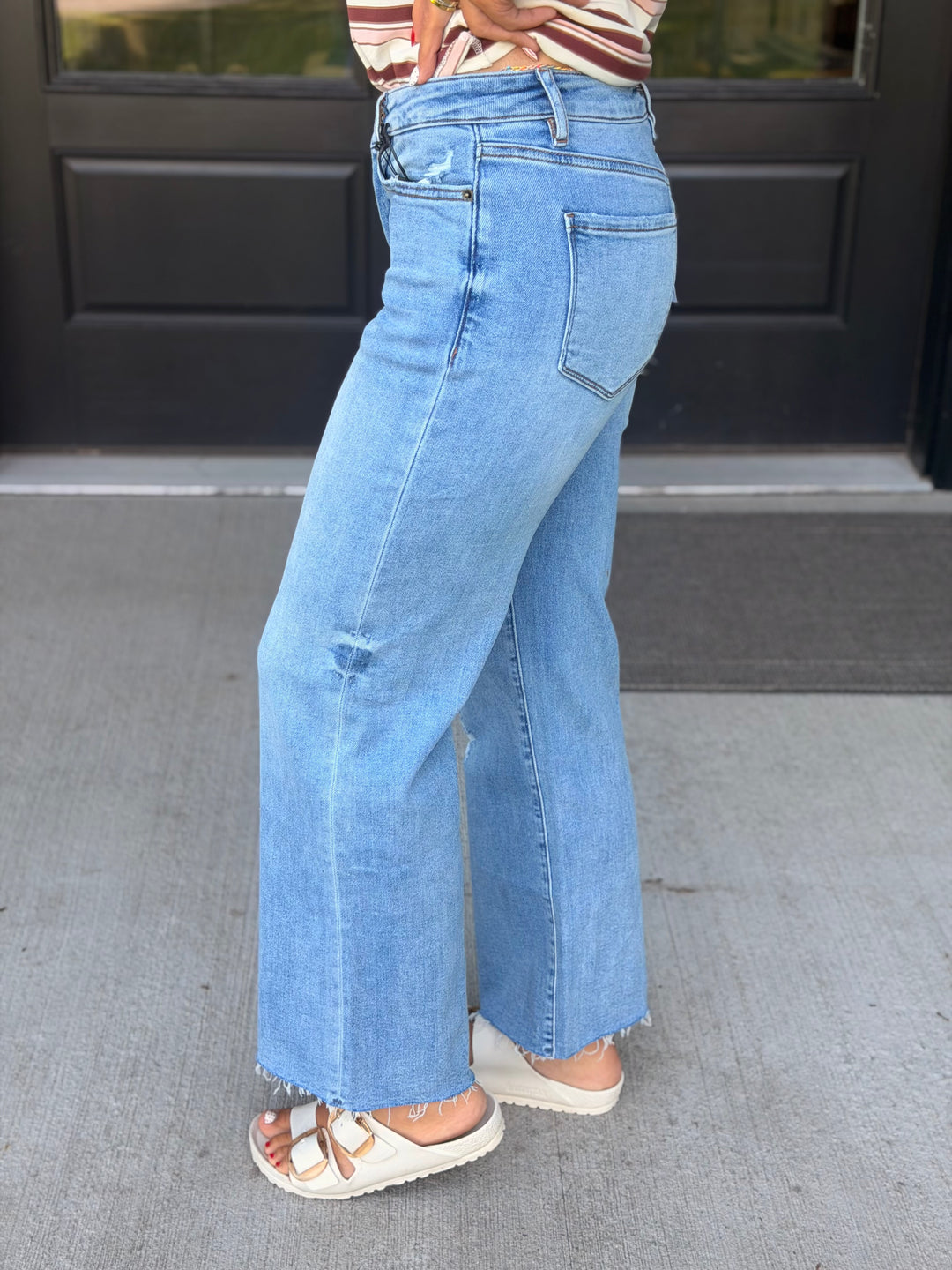 Mica Mid Rise Wide Leg