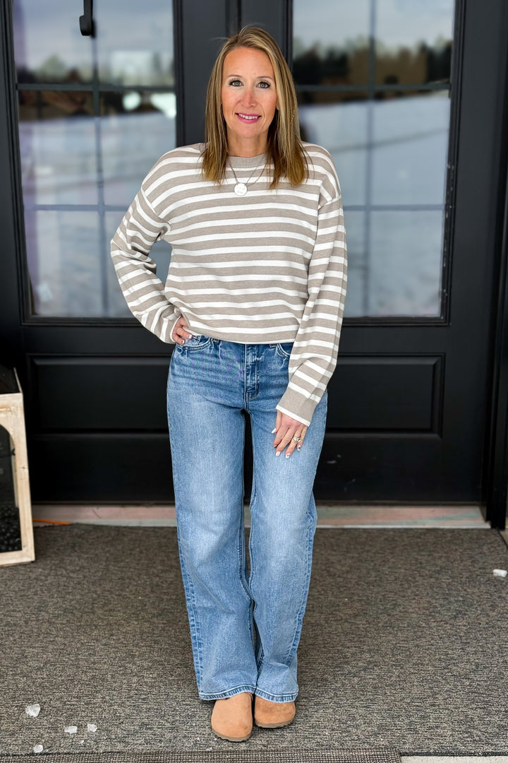 Preston Sweater- Taupe