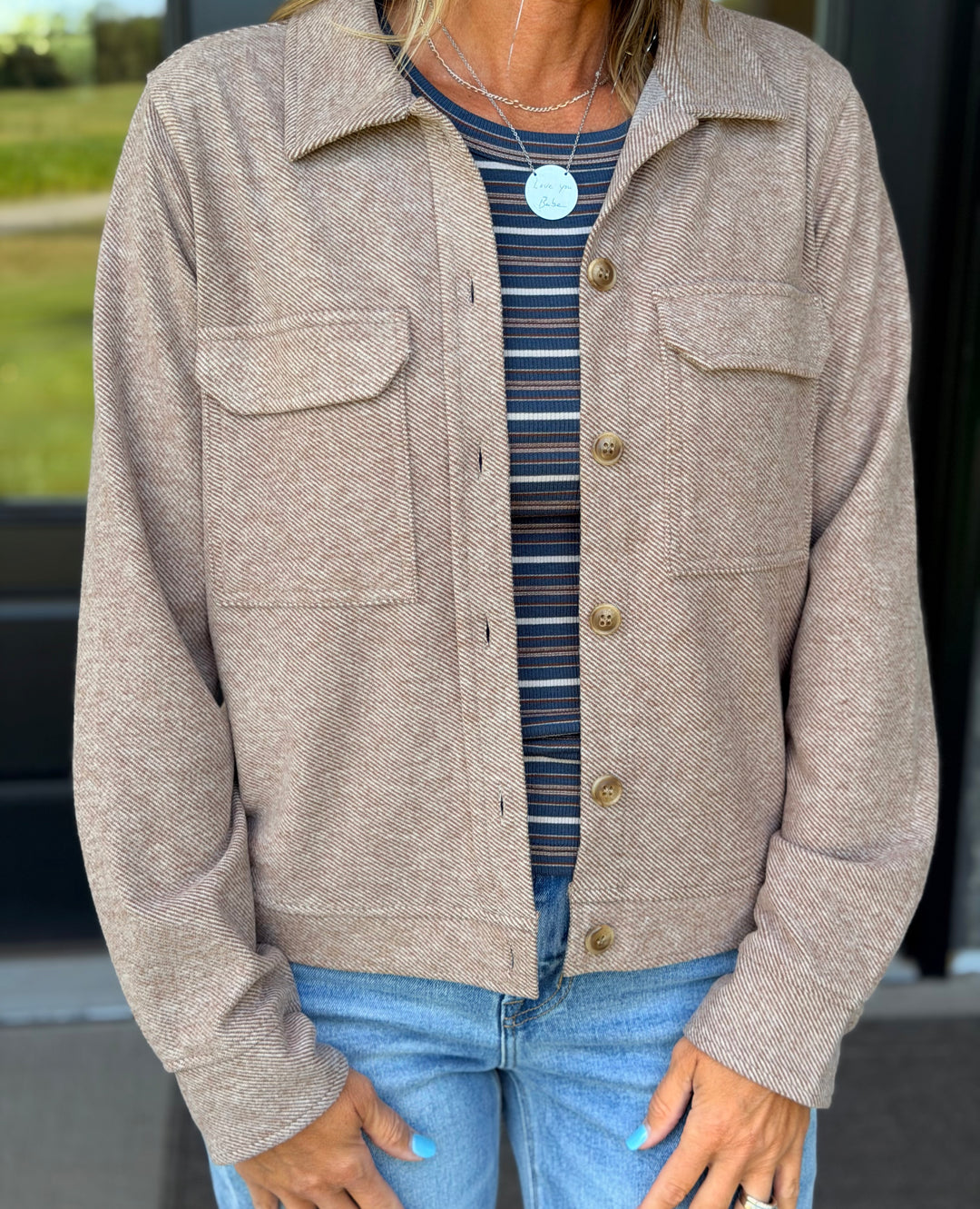 Faye Jacket- Clove