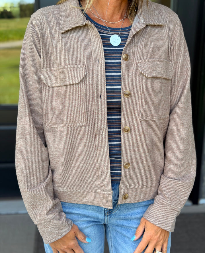 Faye Jacket- Clove