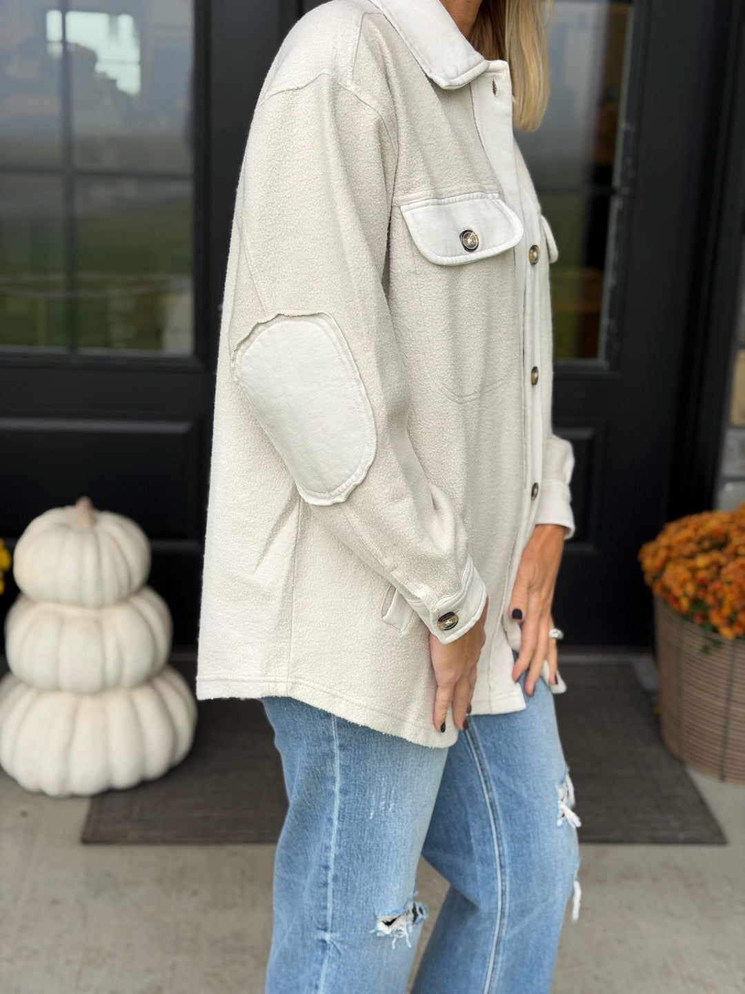 Washed Fleece Shacket