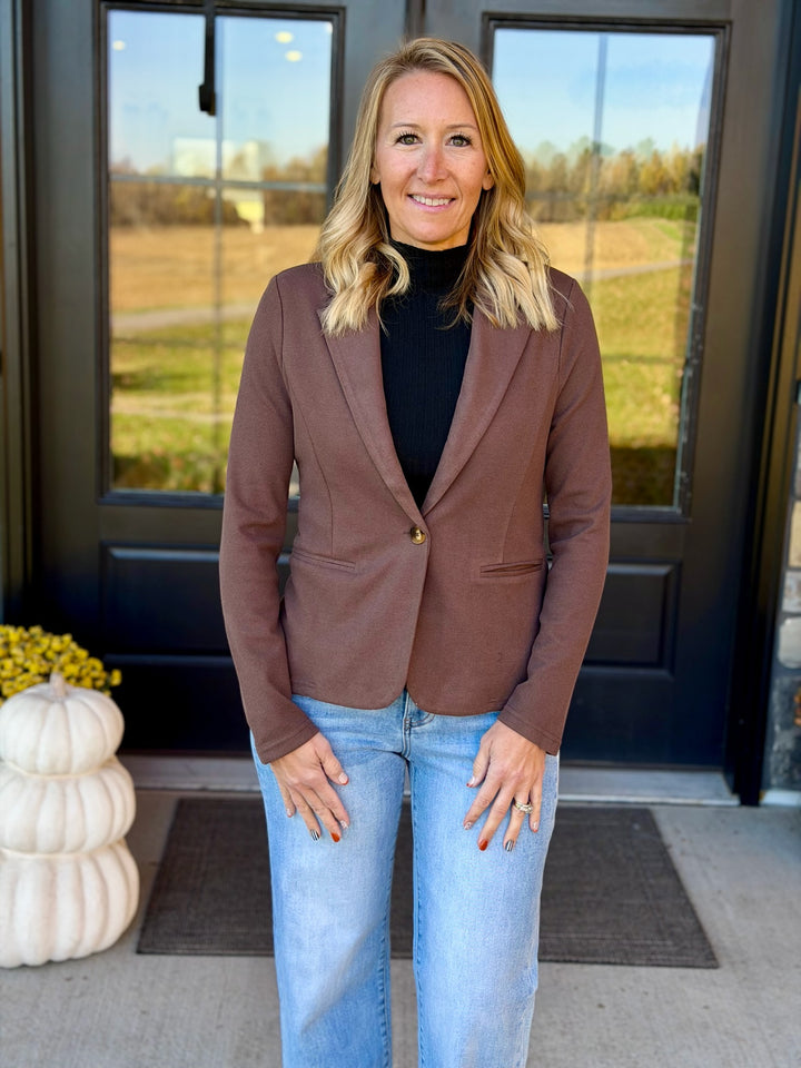 Brown Blazer