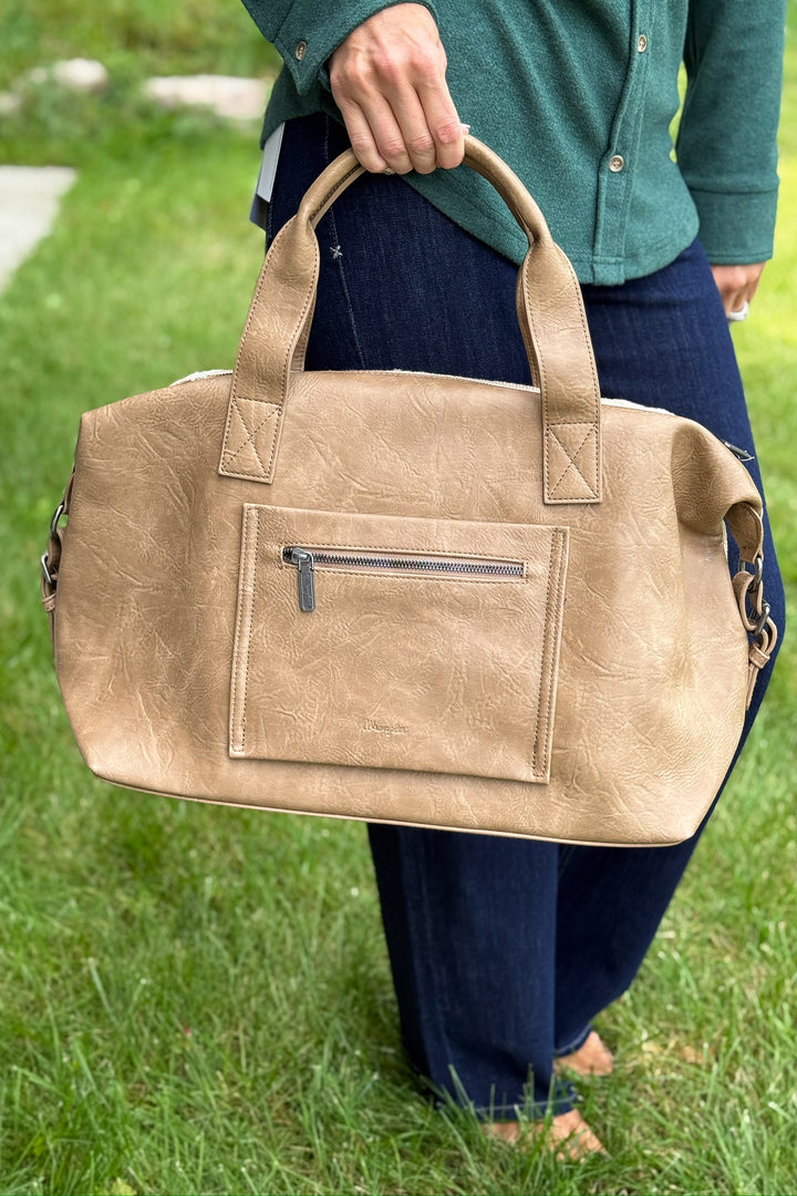 Wrangler Aztec Duffle Bag- Taupe