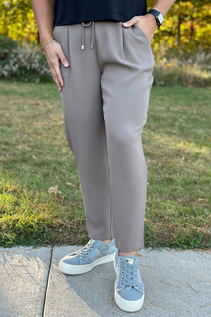 Taupe Woven Pants