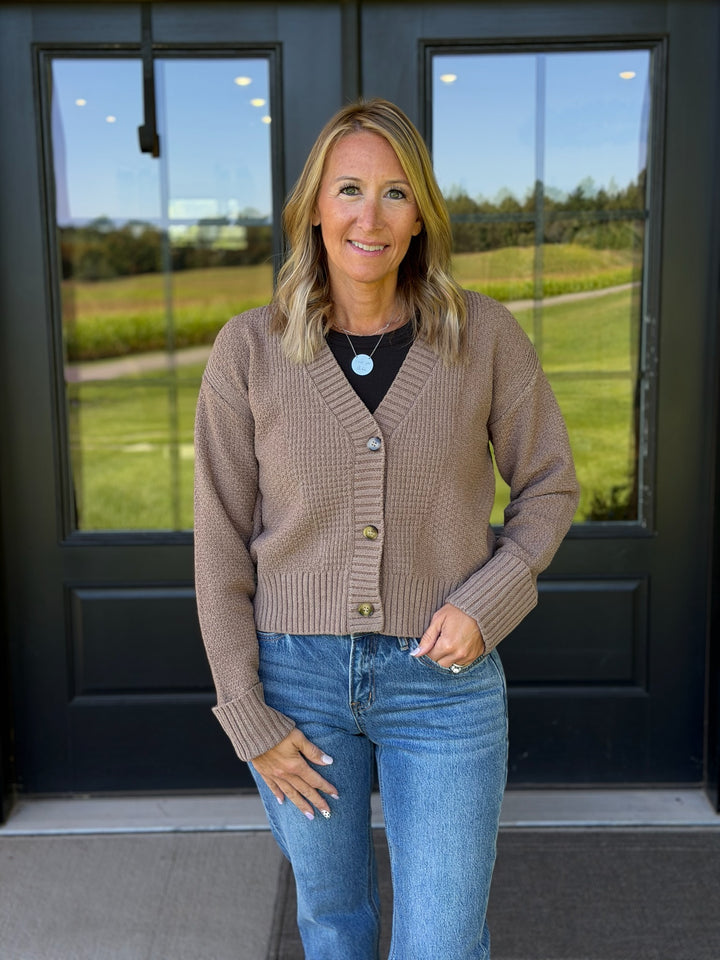 Mocha Sweater Cardigan