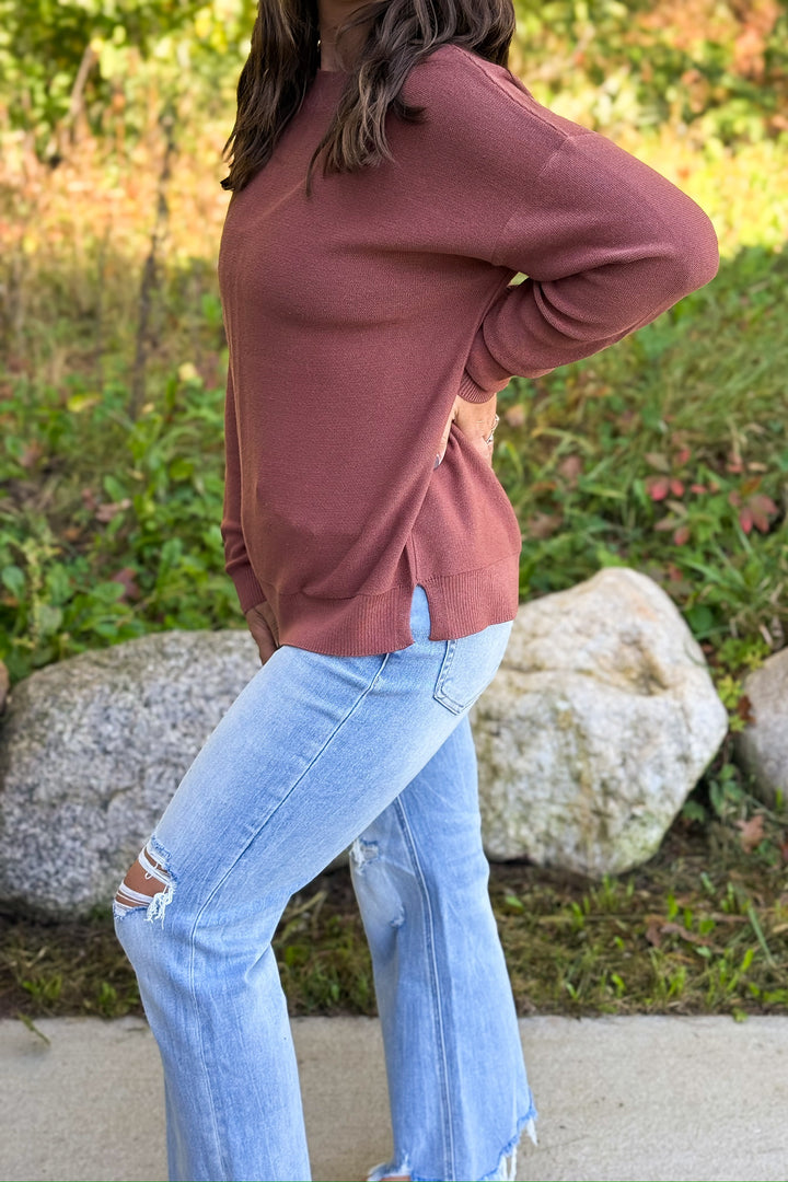 Brick Brown Sweater