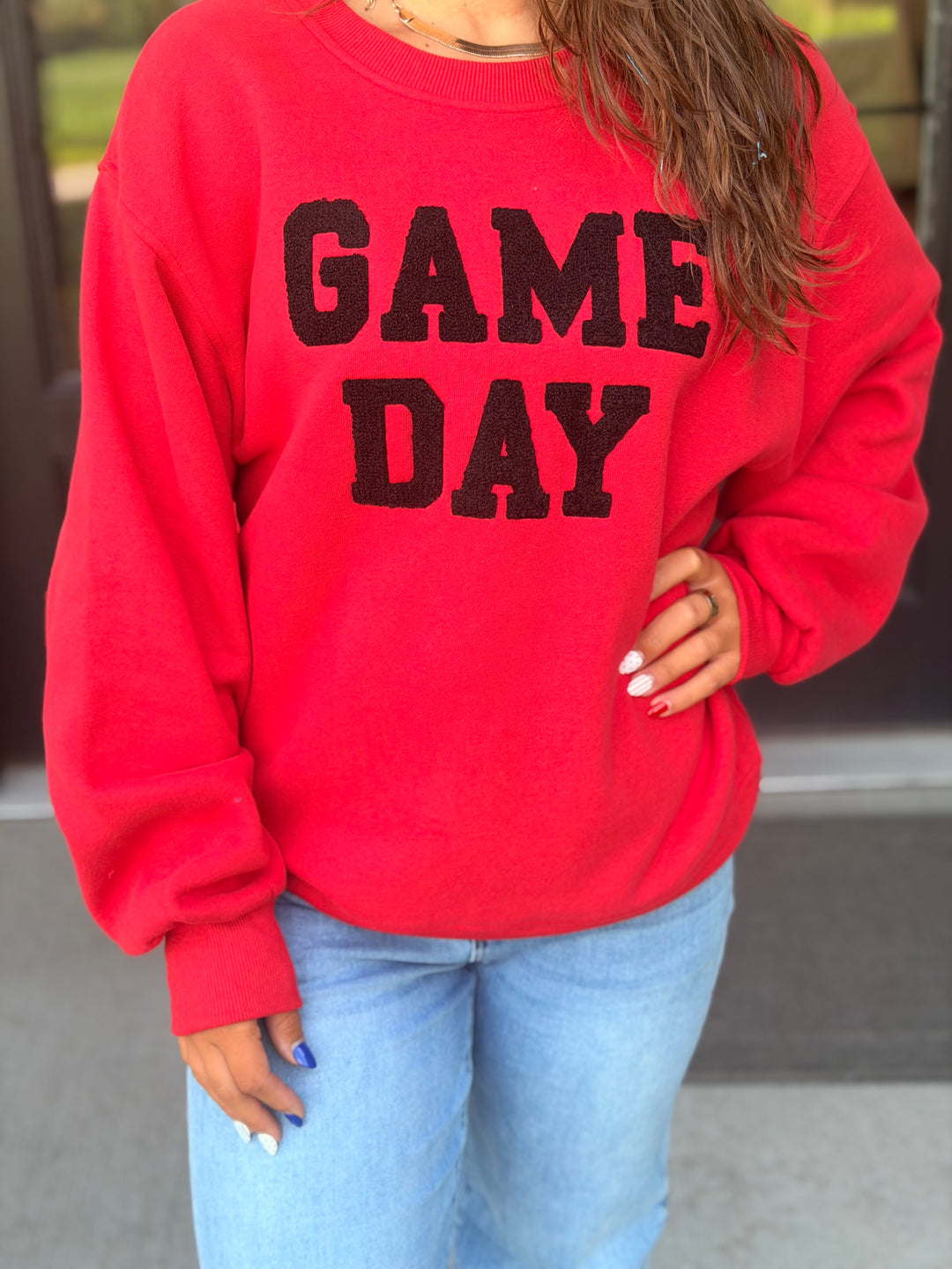 Game Day Sweatshirt- Red