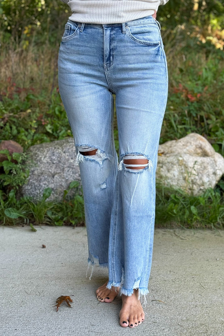 Mica High Rise Distressed Jean