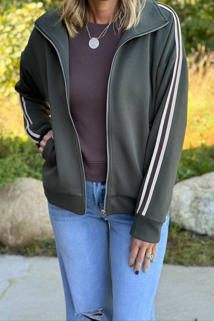 Hunter Green Tracksuit Jacket