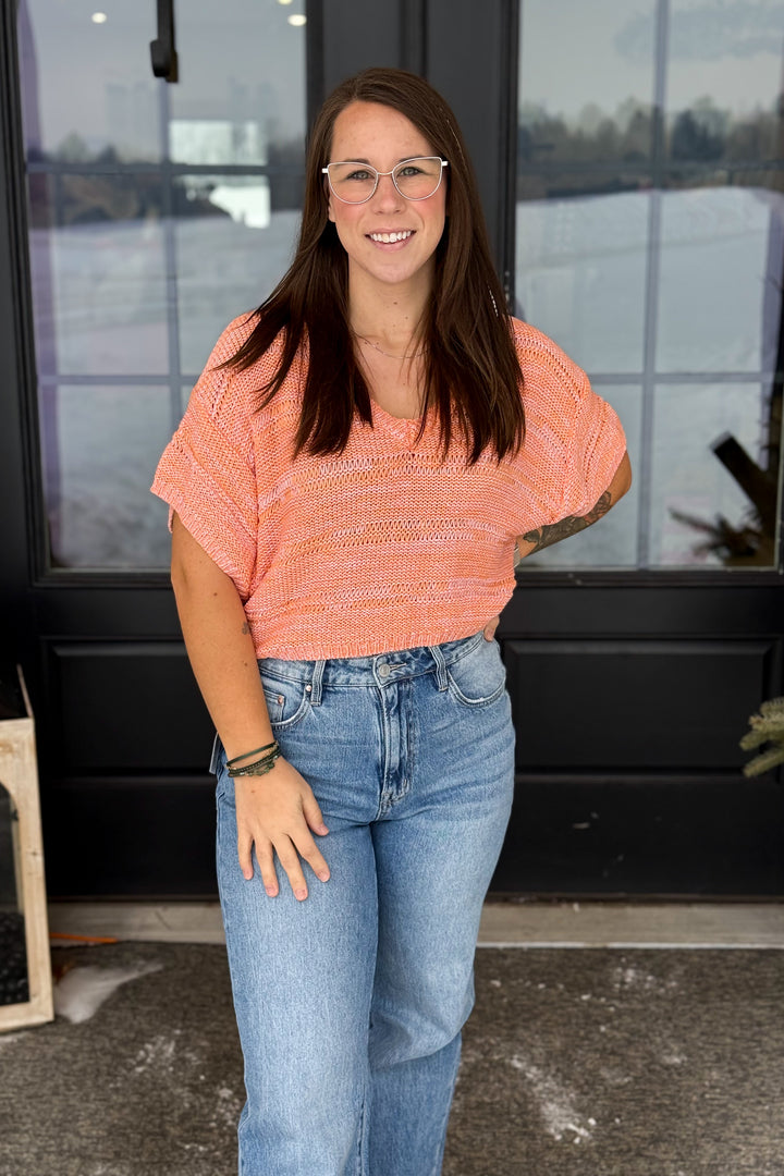 Sun Blush Drop Sweater