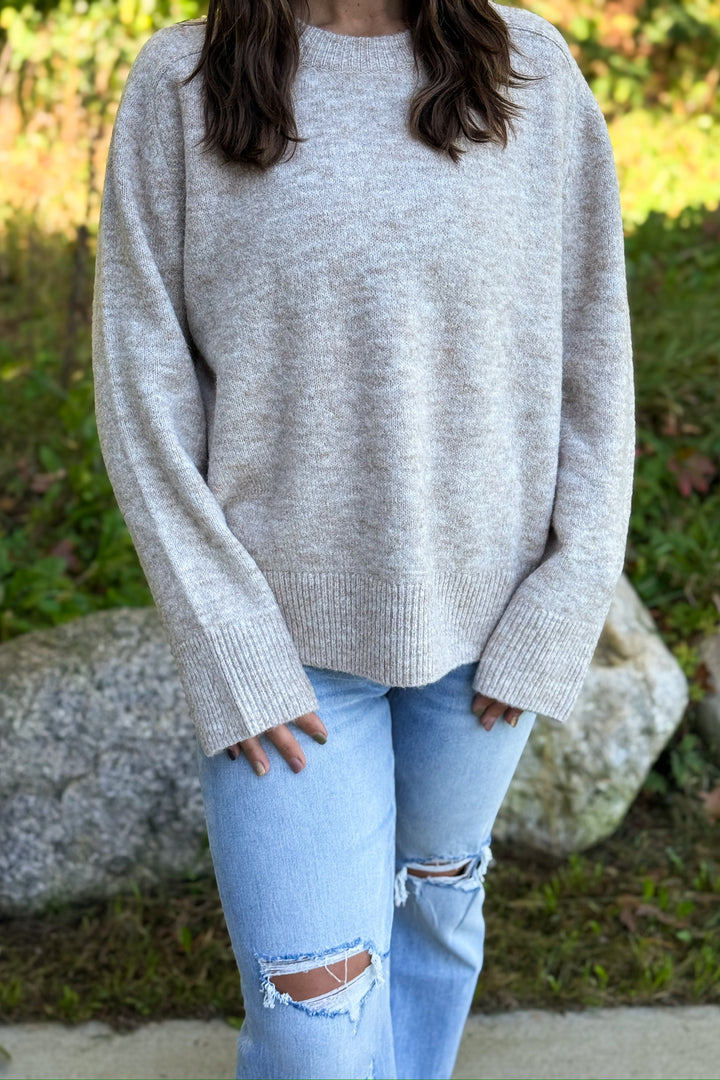 Taupe Everyday Sweater