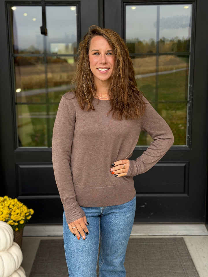 Brown Crewneck Sweater
