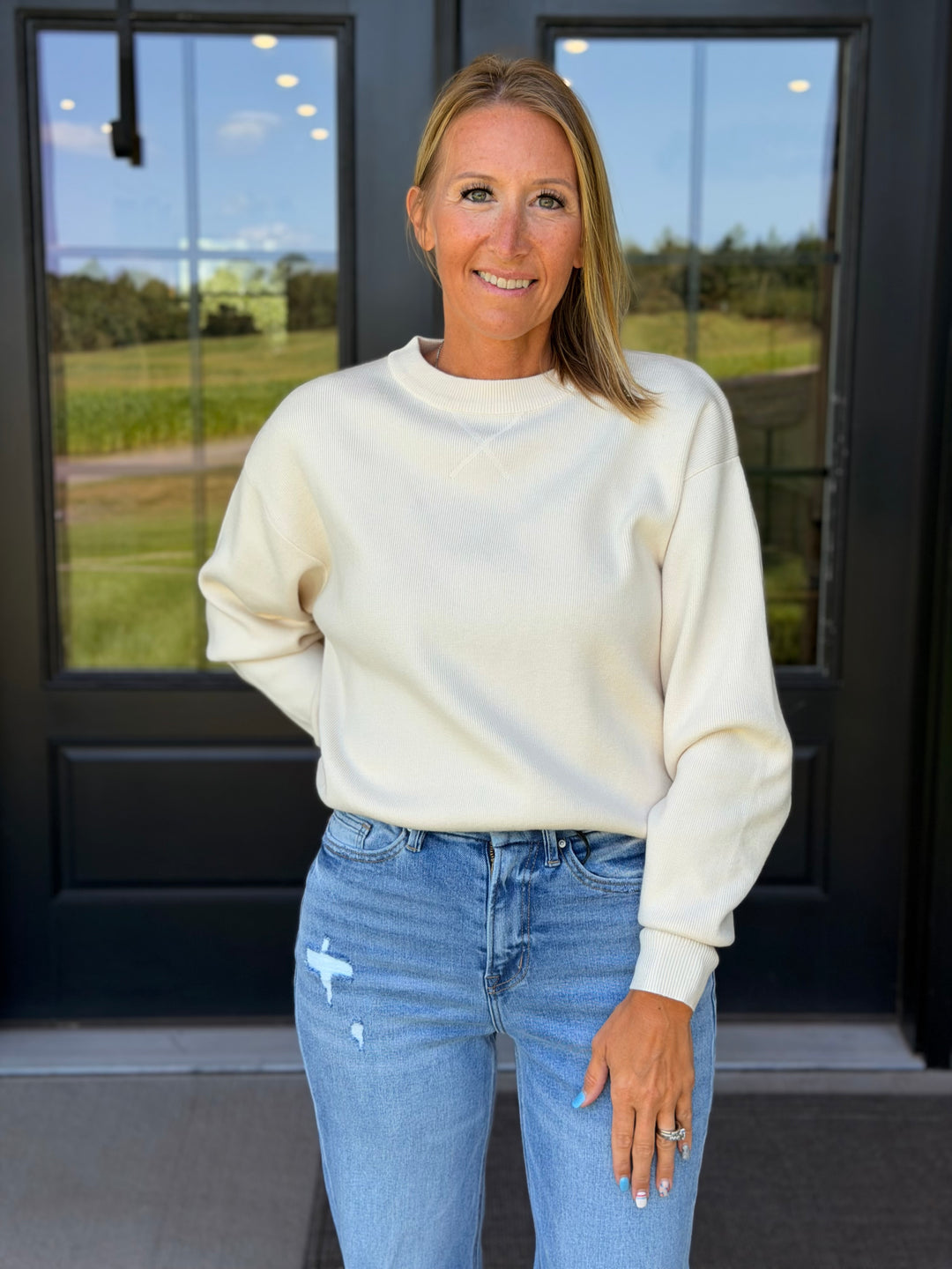 Ivory Pullover Sweater