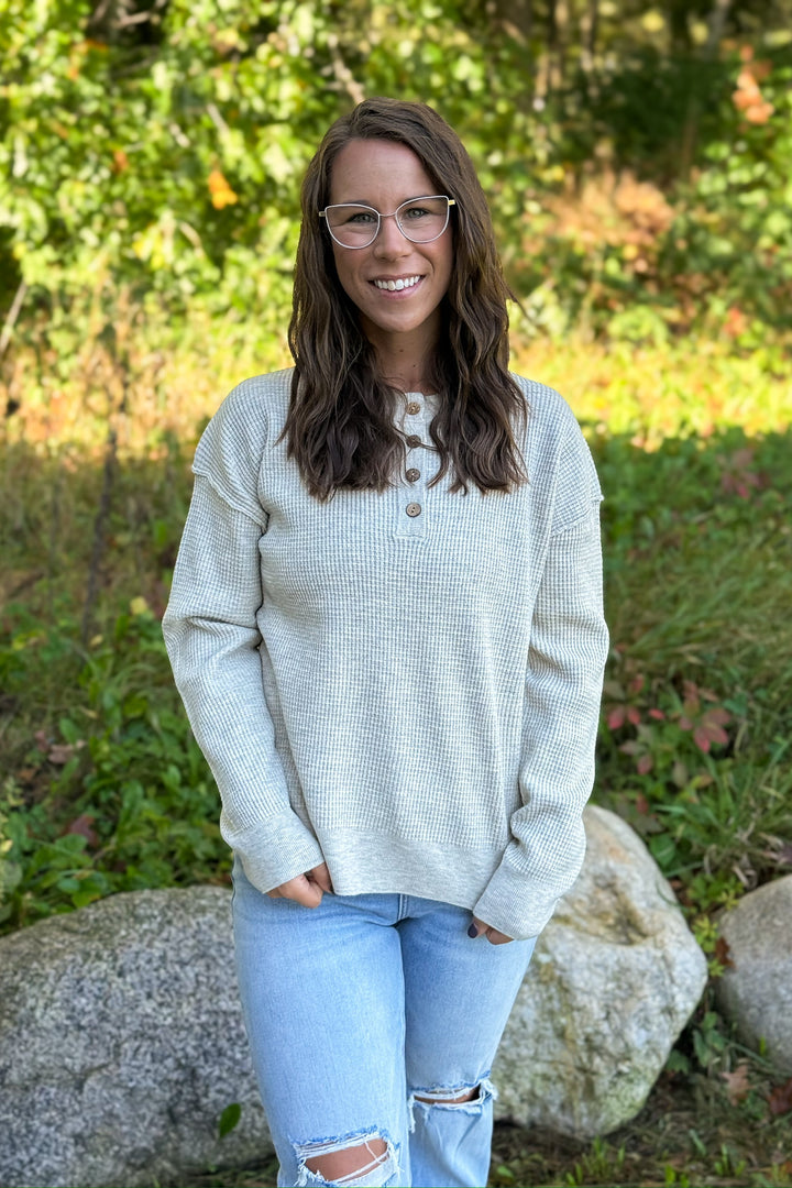 Oatmeal Waffle Knit