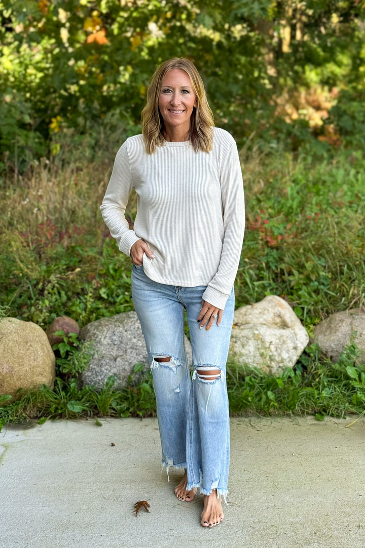 Oatmeal Waffle Long Sleeve
