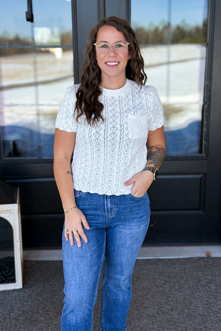 White Lace Top