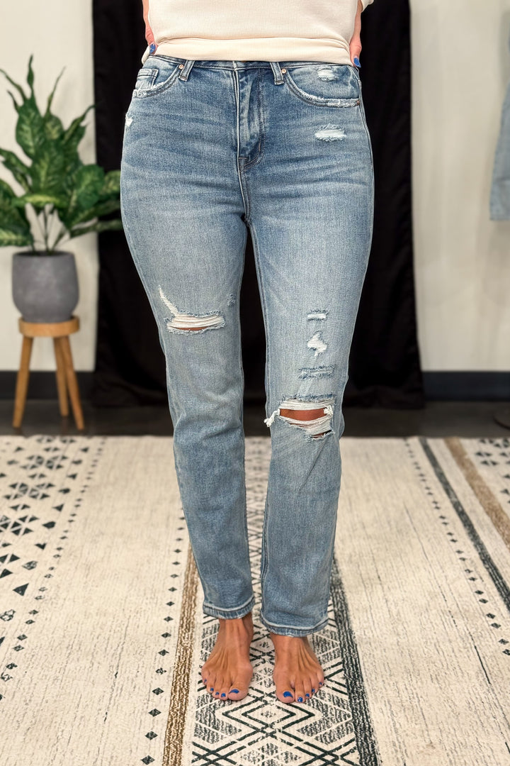 Mica High Rise Skinny Straight