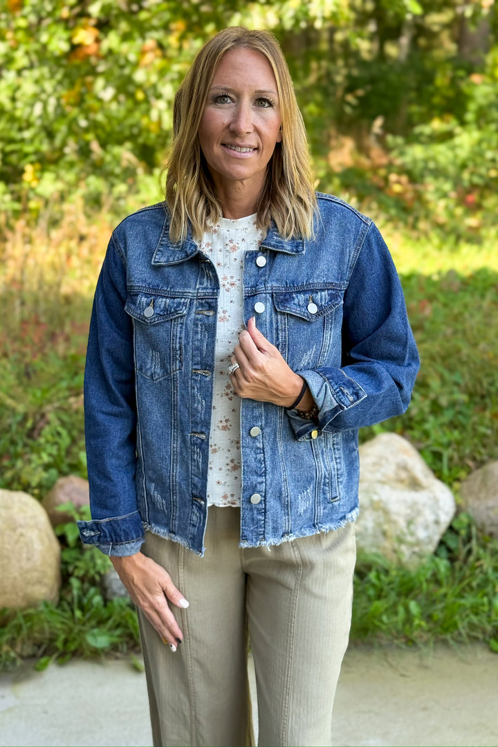 Paisley Denim Jacket