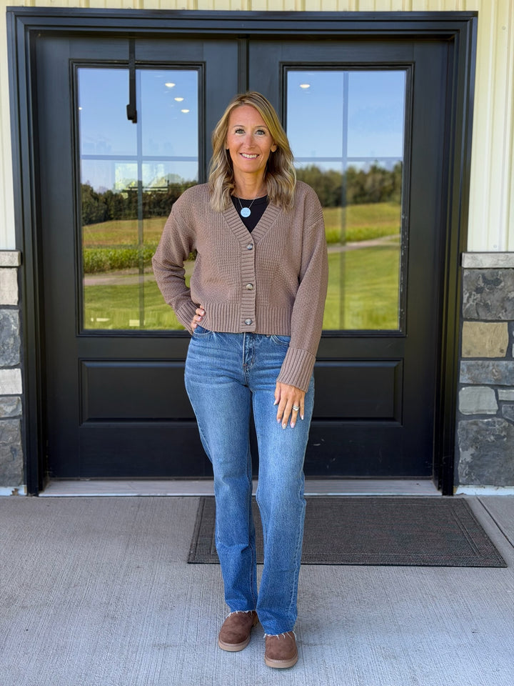 Mocha Sweater Cardigan