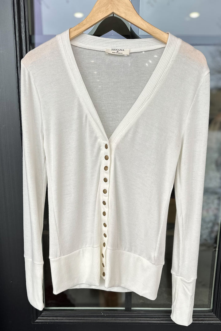 Snap Button Cardigan