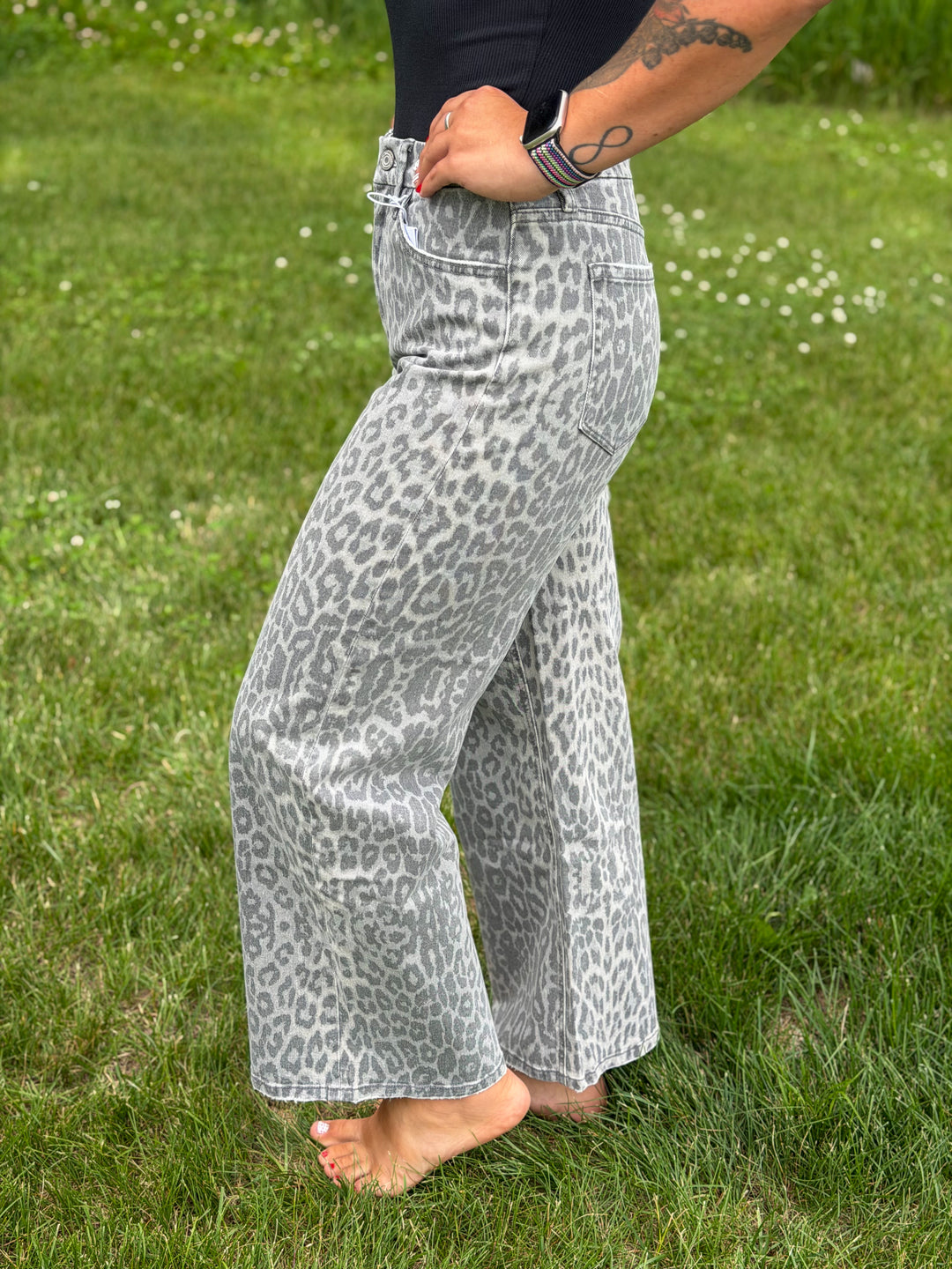 Vervet Grey Leopard High Rise