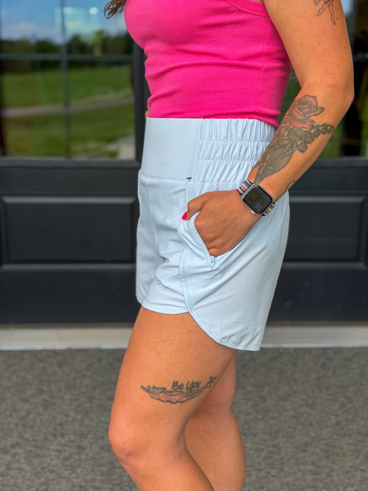 Contour Scallop Short- Blue