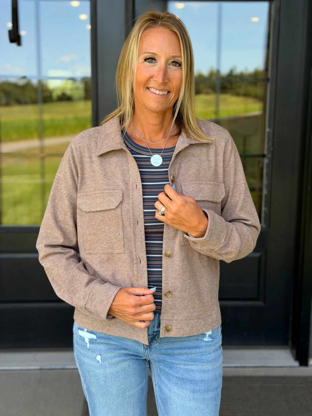 Faye Jacket- Clove