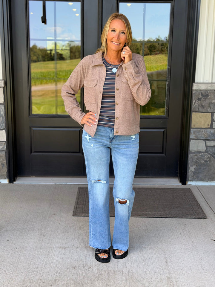 Faye Jacket- Clove