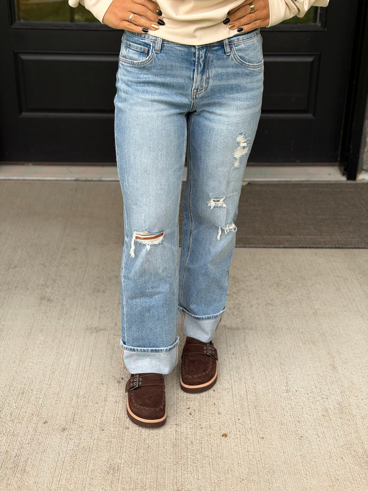 Vervet Mid Rise Slim Wide