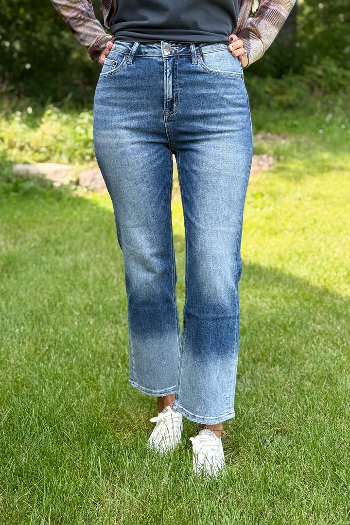 Mica Vintage Fun Straight Crop