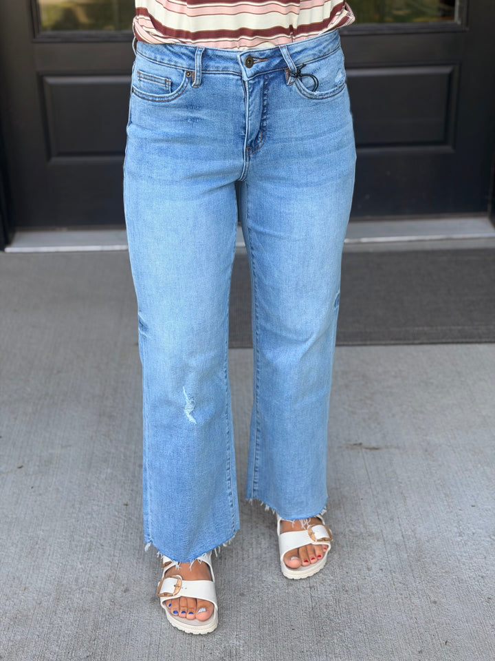 Mica Mid Rise Wide Leg