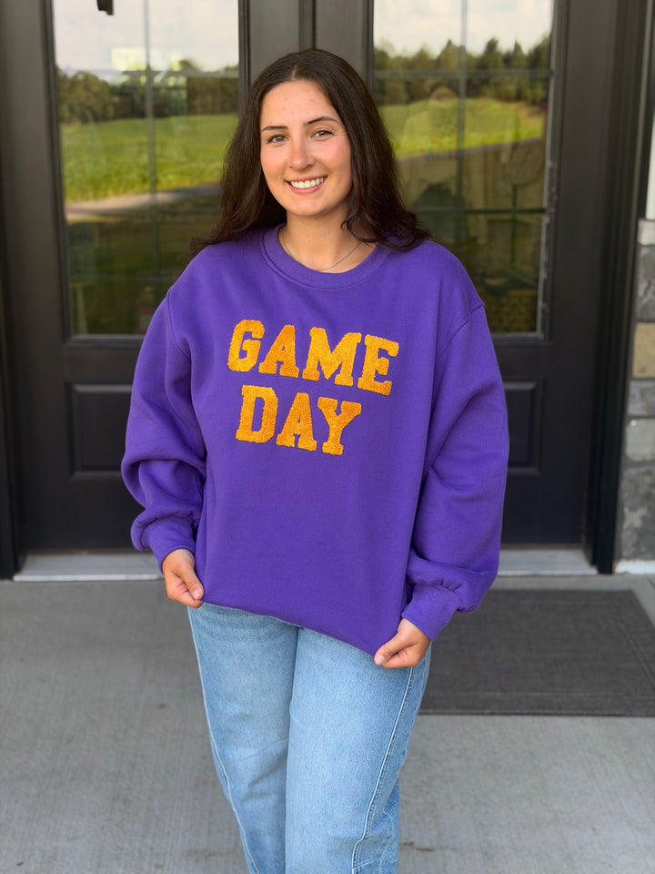 Game Day Sweatshirt- Purple