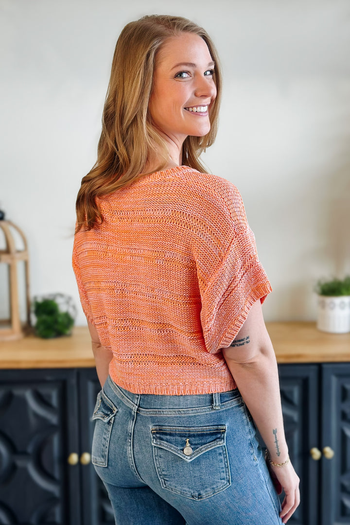 Sun Blush Drop Sweater