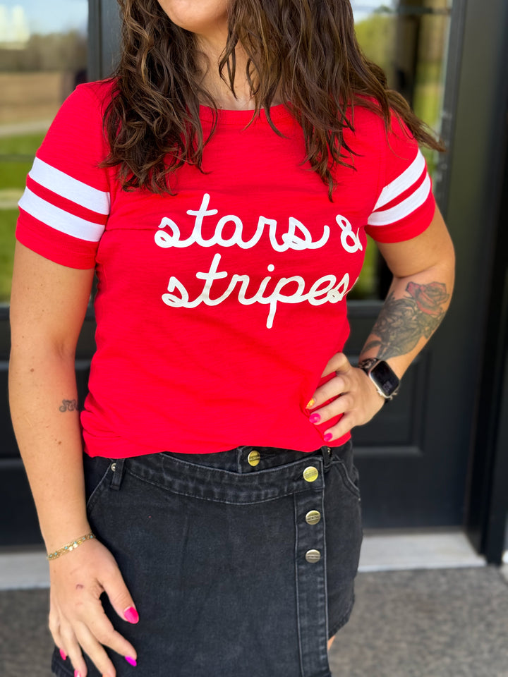 Lulu Tee- Stars & Stripes