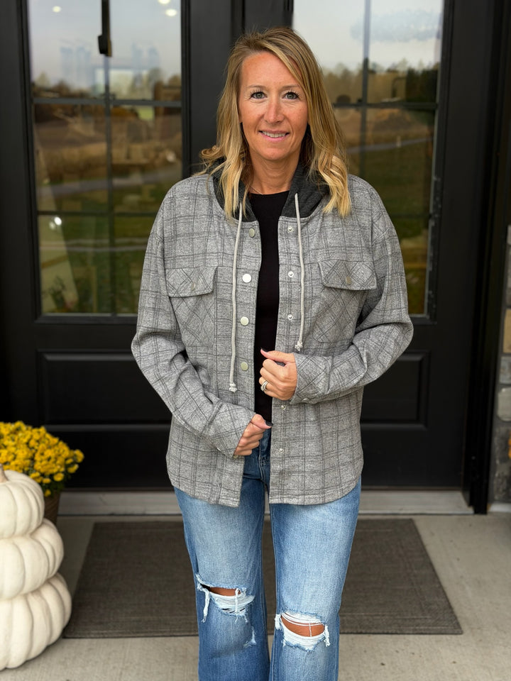 Charcoal Shacket