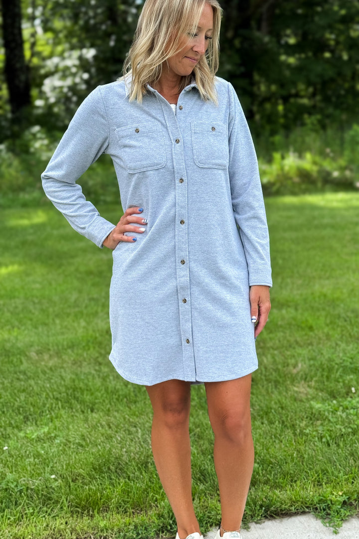Leslie Dress- Grey