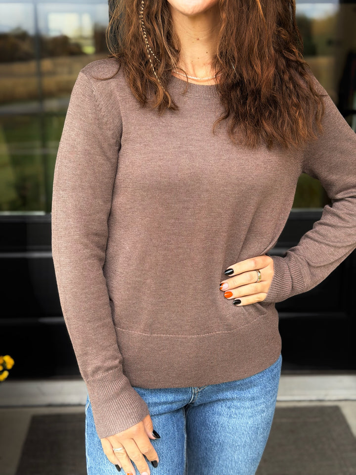 Brown Crewneck Sweater