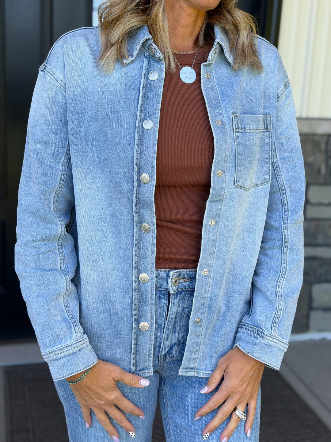 Washed Denim Shirt