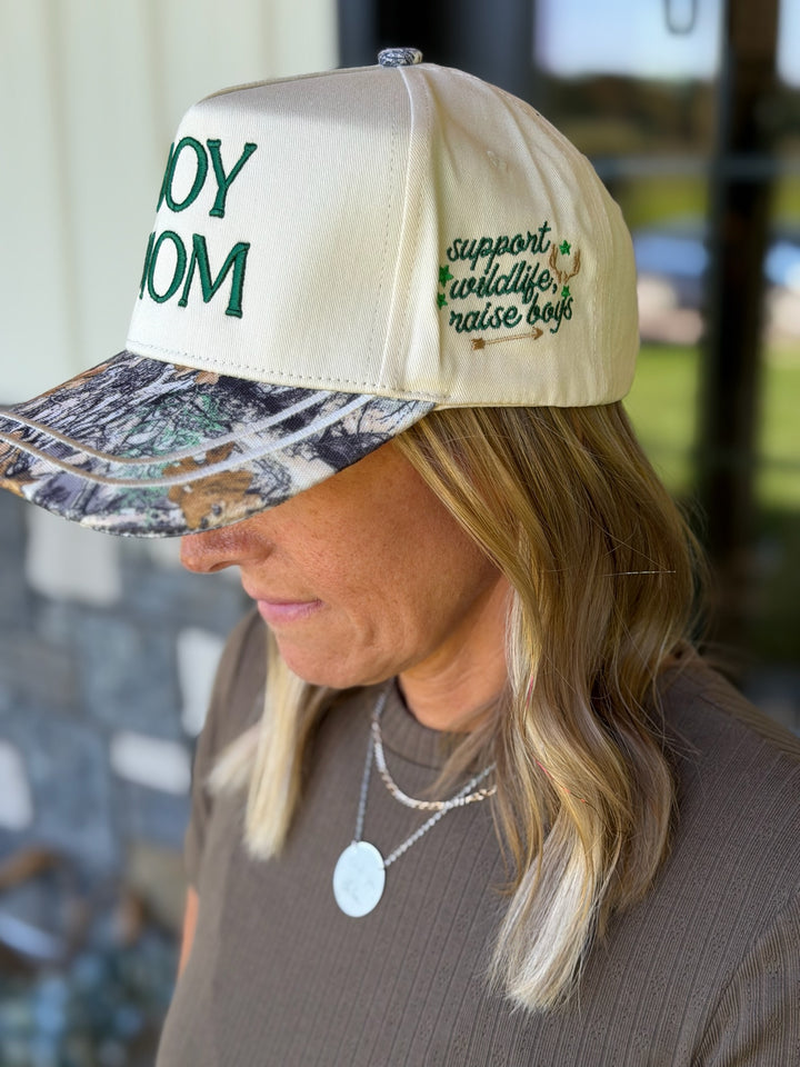 Boy Mom Camo Hat