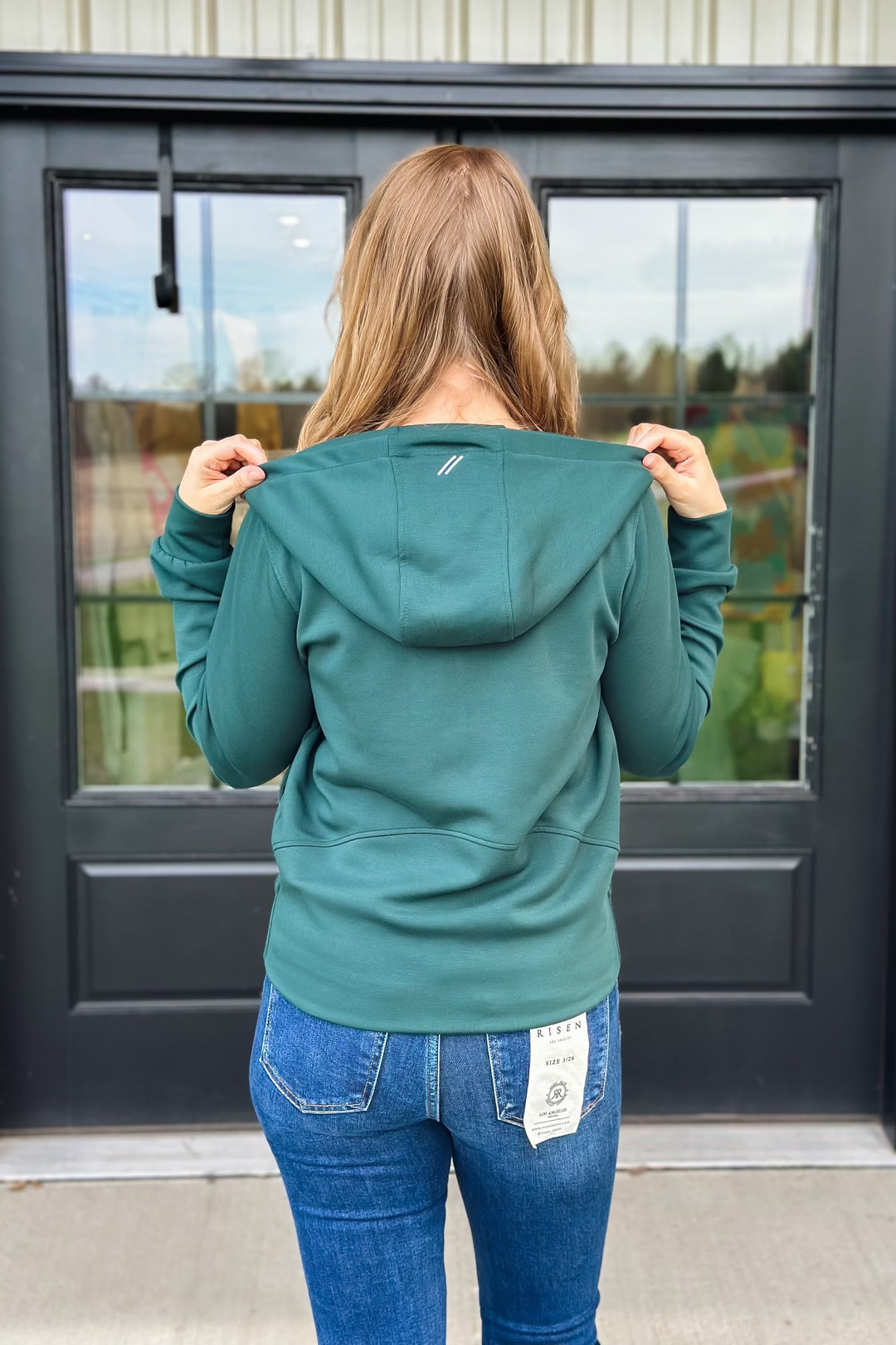 Andrew Zip Hoodie - Evergreen