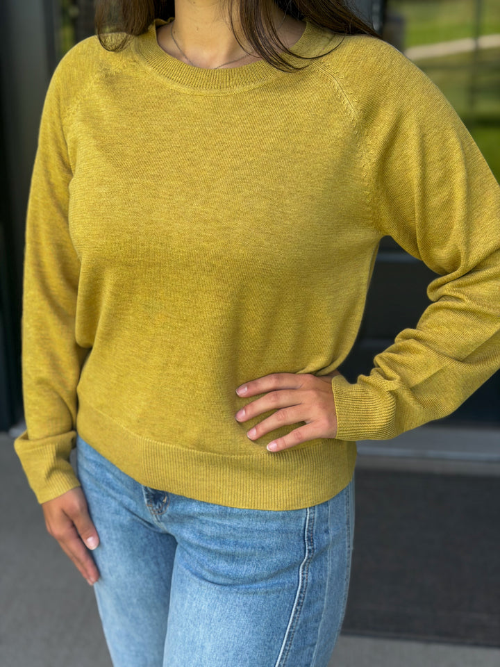 Mustard Crew Sweater