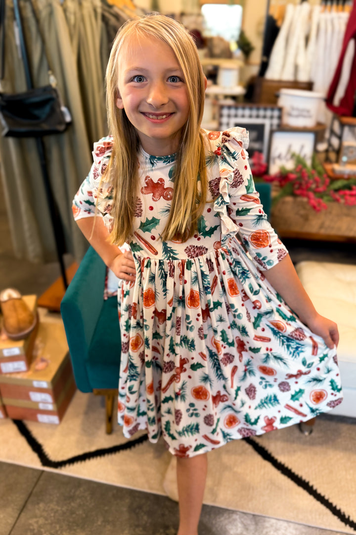 Classic Christmas Twirl Dress