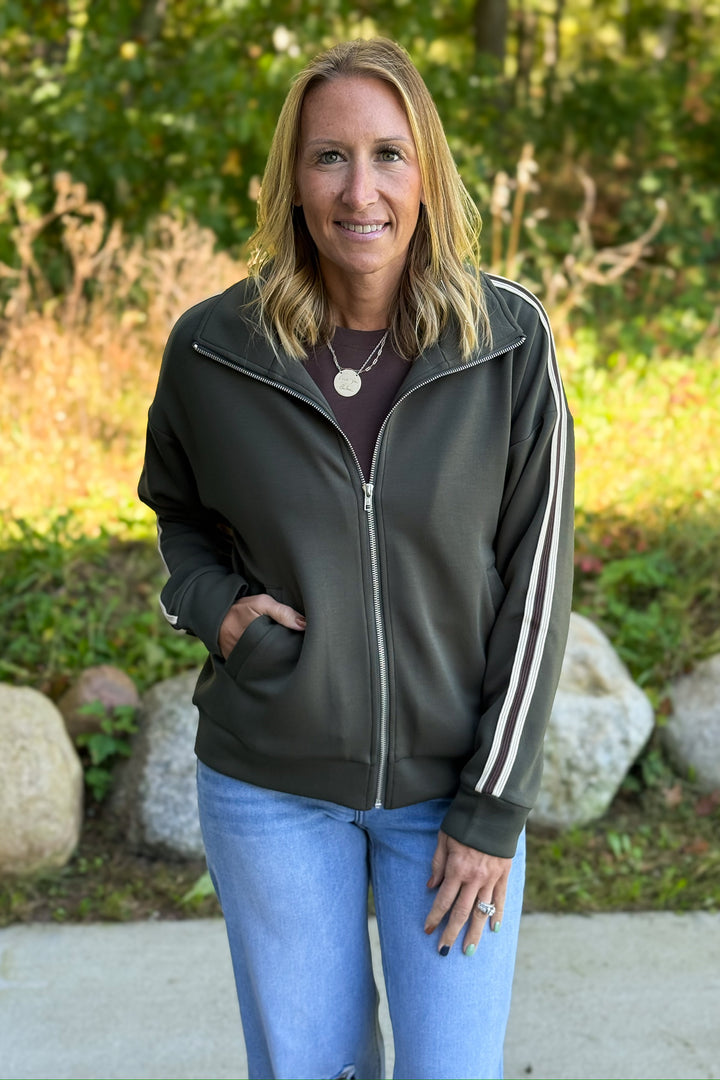 Hunter Green Tracksuit Jacket