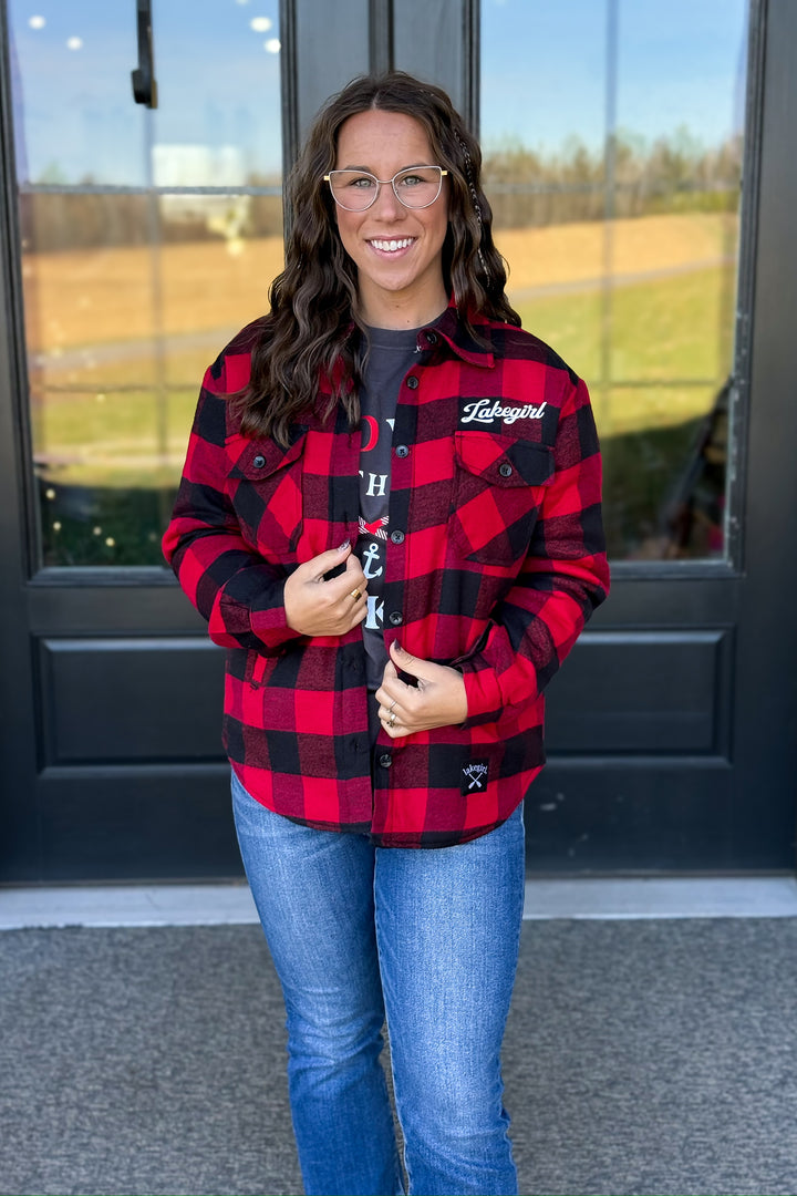 Lake Girl Plaid Shacket